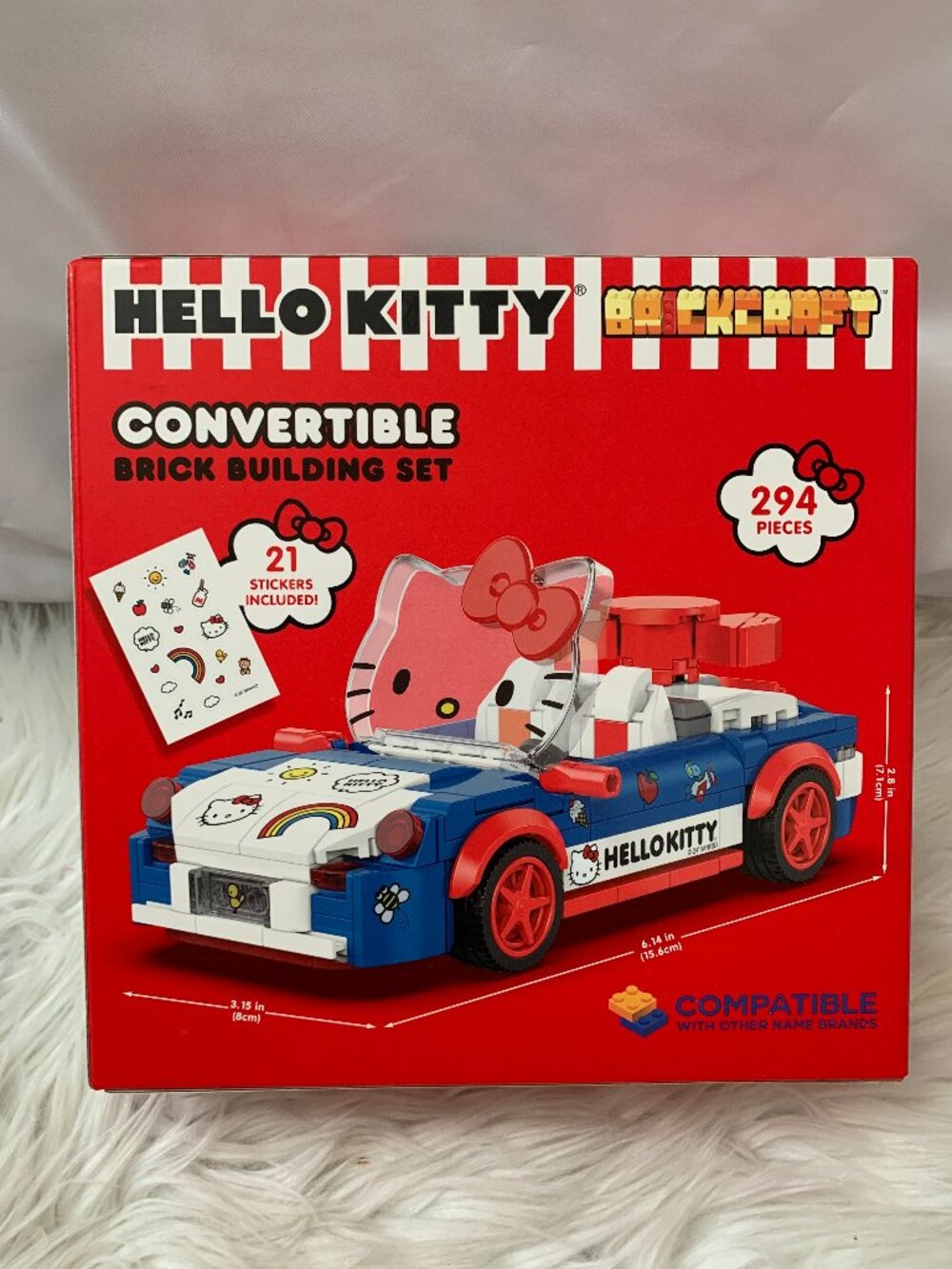 BRICKCRAFT Hello Kitty Convertible Brick Building Set
